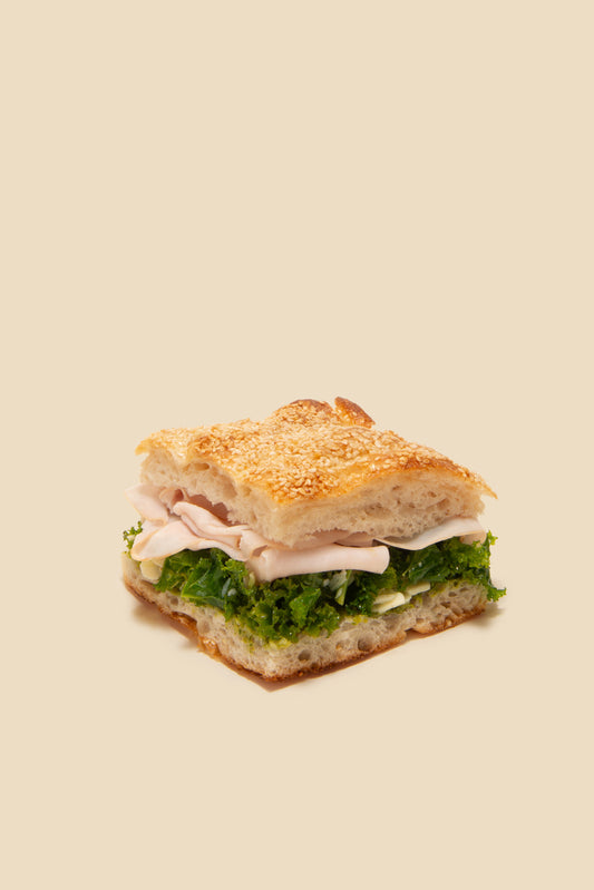 KALE TURKEY FOCACCIA